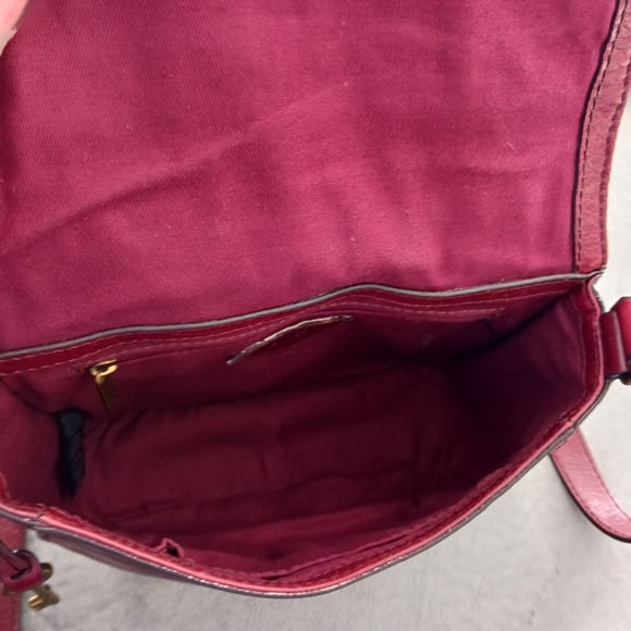 Fossil Emi wine leather crossbody bag - Picture 6 of 13